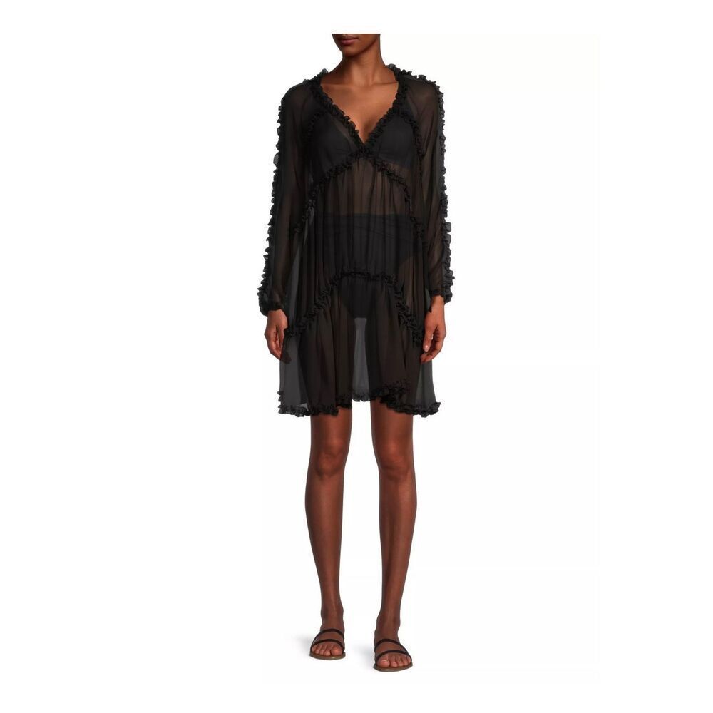 Aurum Tiered cover-up dress 2